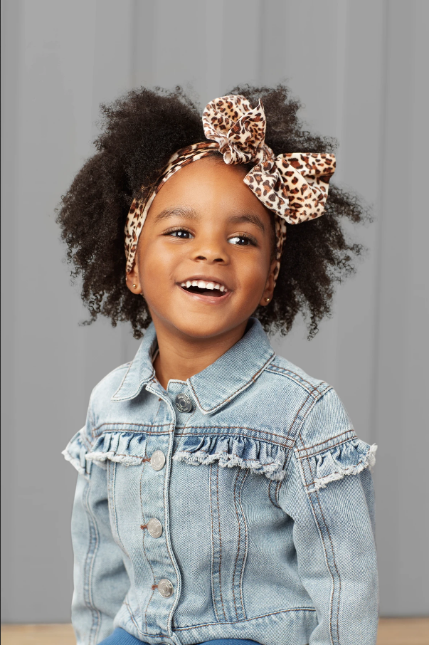 Mudpie Toddler Girl's Ruffle Denim Jacket - Necessities Boutique