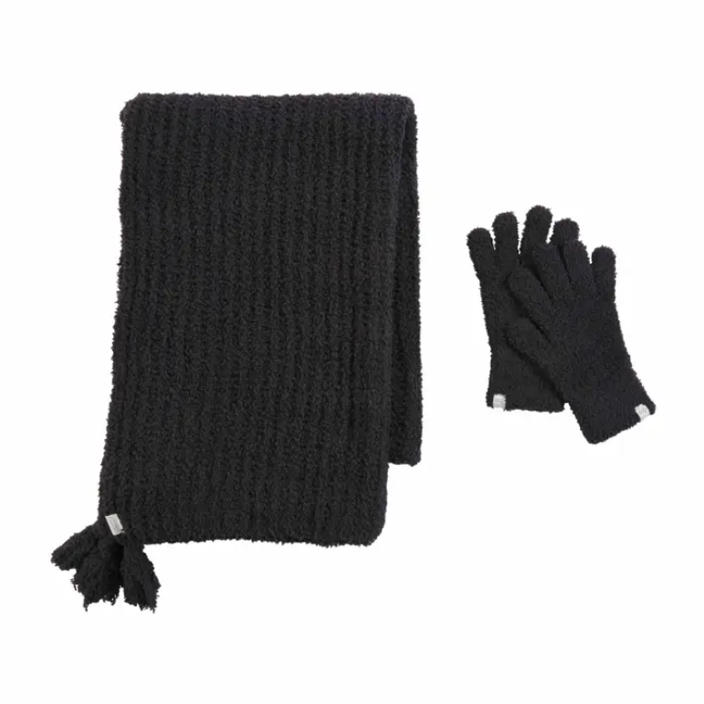 Mudpie Chenille Scarf & Glove Set - Necessities Boutique