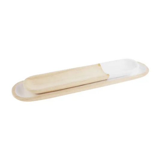 Mudpie Two-tone Skinny Serving Board Set - Necessities Boutique