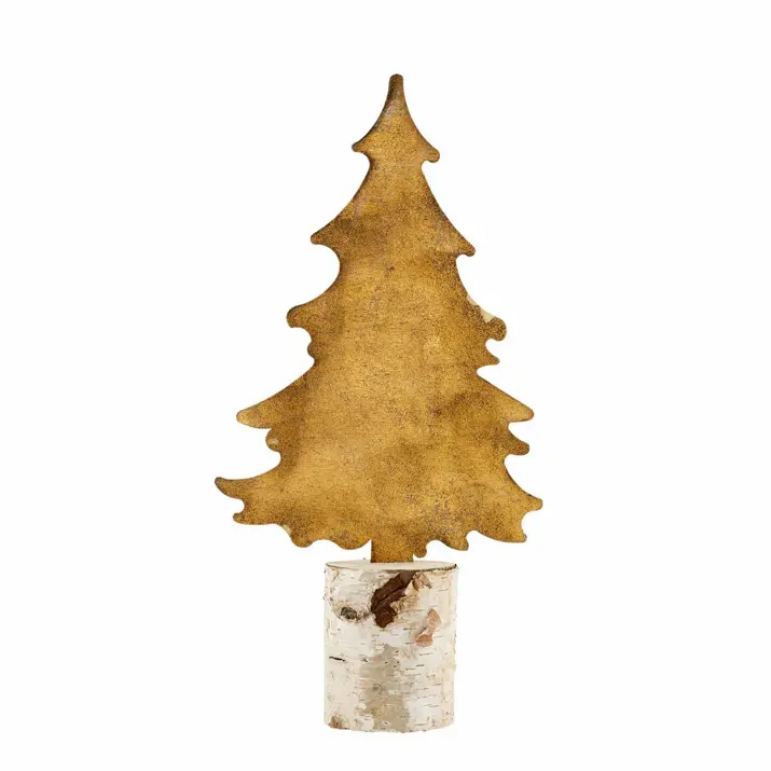 Mudpie Gold Metal & Birch Tree Sitters - Necessities Boutique