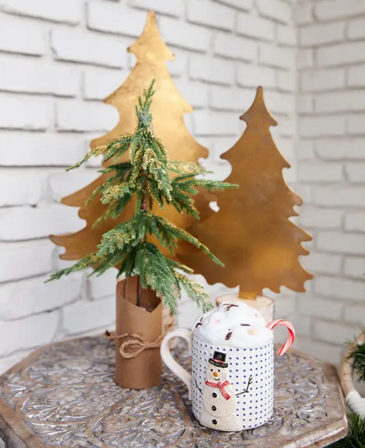 Mudpie Gold Metal & Birch Tree Sitters - Necessities Boutique