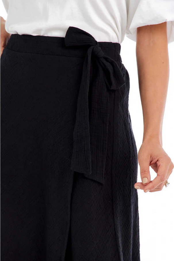 Mudpie Mallie Gauze Wrap Skirt - Necessities Boutique