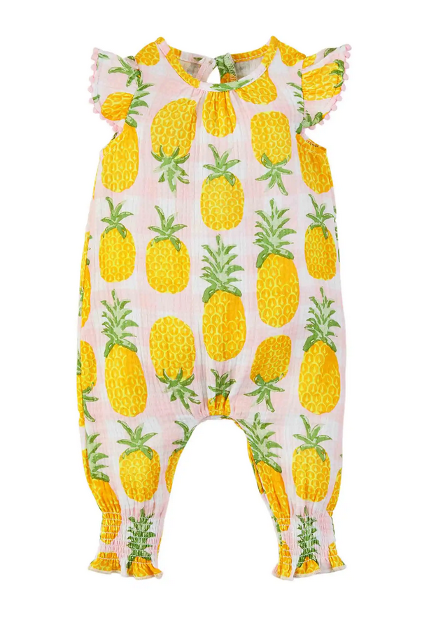 Mudpie Pineapple Baby Longall - Necessities Boutique