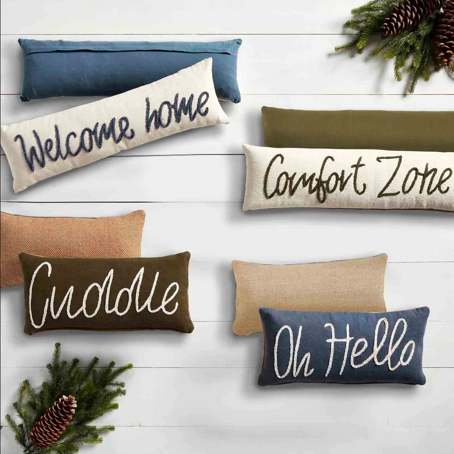 Mudpie Dhurrie Cotton Long Throw Pillow - Necessities Boutique