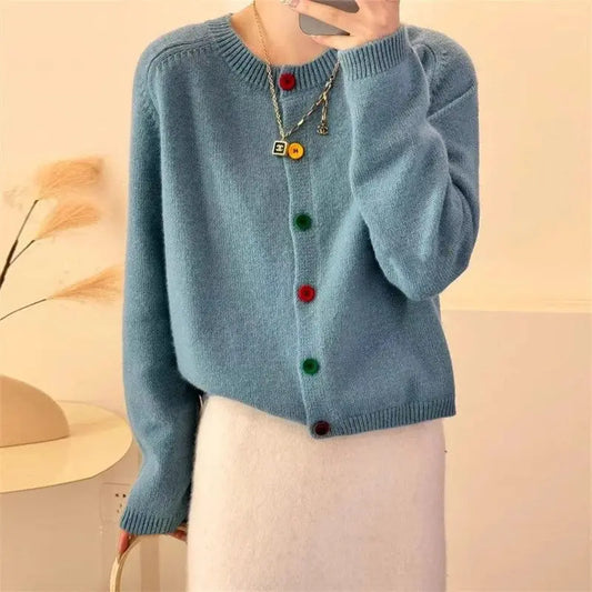 sheer trend cardigan