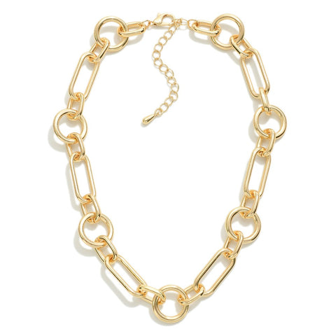 Euro Collection Chunky Chain Link Necklace