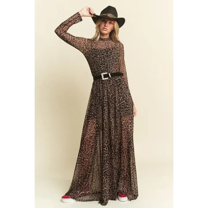 faire/jade by jane leopard print maxi