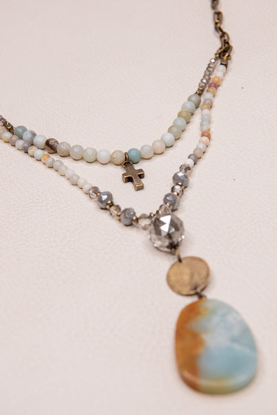 Dylan Jewelry Mackenzie Necklace Amazonite