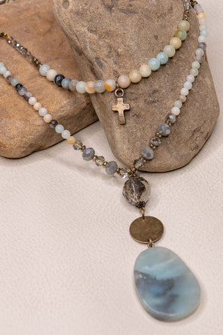 Dylan Jewelry Mackenzie Necklace Amazonite