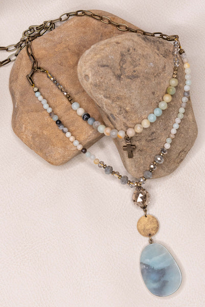 Dylan Jewelry Mackenzie Necklace Amazonite