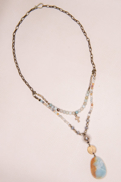 Dylan Jewelry Mackenzie Necklace Amazonite