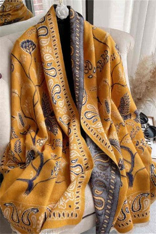 Swan Madden printed scarf shawl