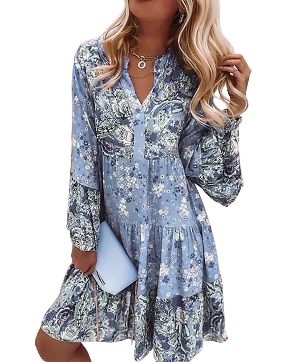 orange shine floral dress - Necessities Boutique