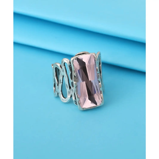 faire crystal ring - Necessities Boutique