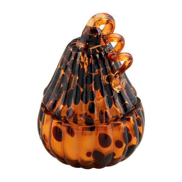 Mudpie Tortoise Glass Pumpkin Candle