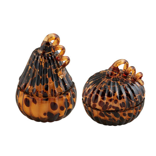 Mudpie Tortoise Glass Pumpkin Candle