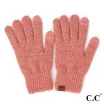 Knit Plain Smart Touch Gloves