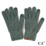 Knit Plain Smart Touch Gloves