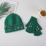 Beanie &amp; Convertible Flip Mitten Set