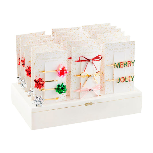 Mudpie Assorted Holiday Hair Clip Sets - Necessities Boutique