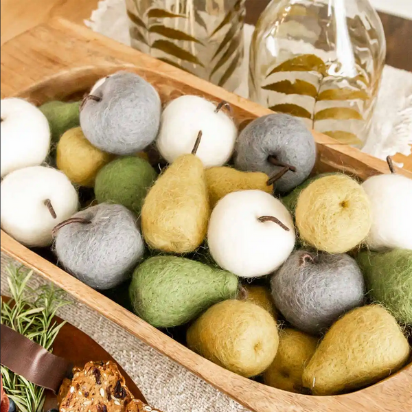 Mudpie Wool Decorative Fruit Pieces