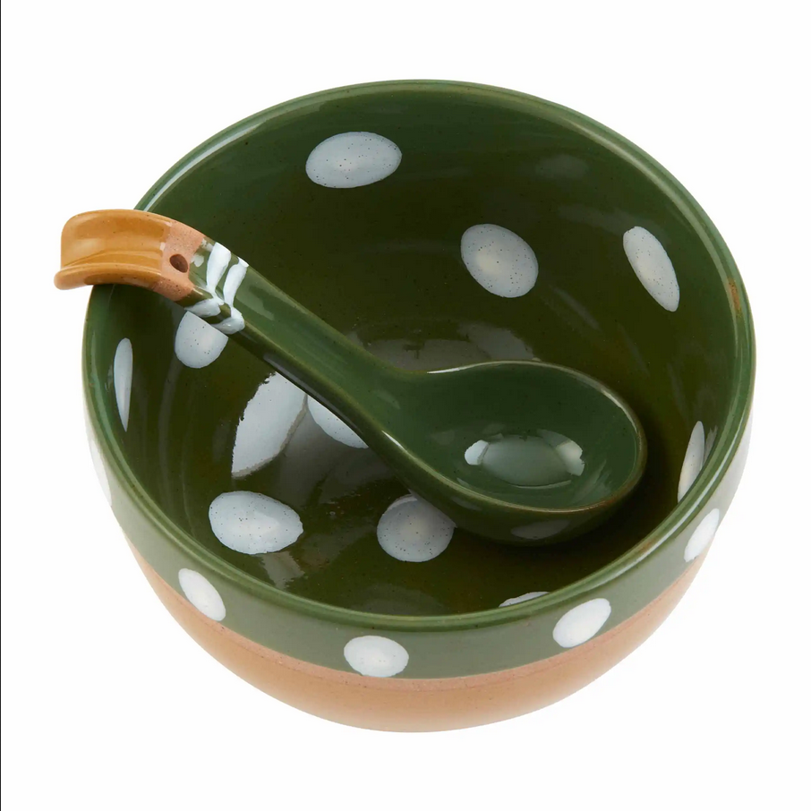 Mudpie Dot Salsa Bowl Set - Necessities Boutique