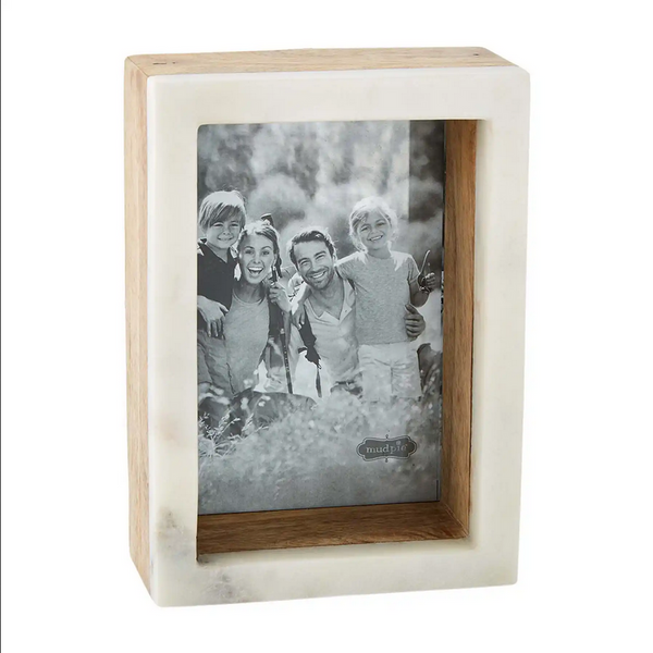Mudpie Marble & Mango Wood Shadow Box Frame