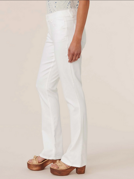 Democracy "Ab"solution® Itty Bitty Boot White Jeans