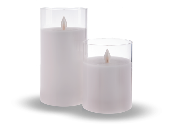 Luxury Lite Flameless LED Candle in Clear Glass