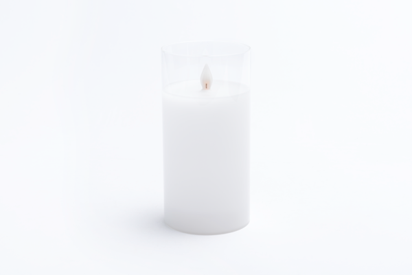 Luxury Lite Flameless LED Candle in Clear Glass