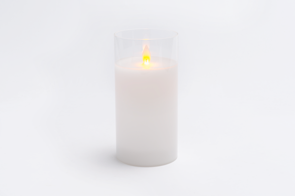 Luxury Lite Flameless LED Candle in Clear Glass