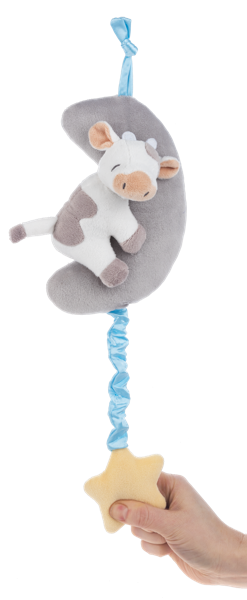 Ganz Baby Cow/Moon Musical Pulldown