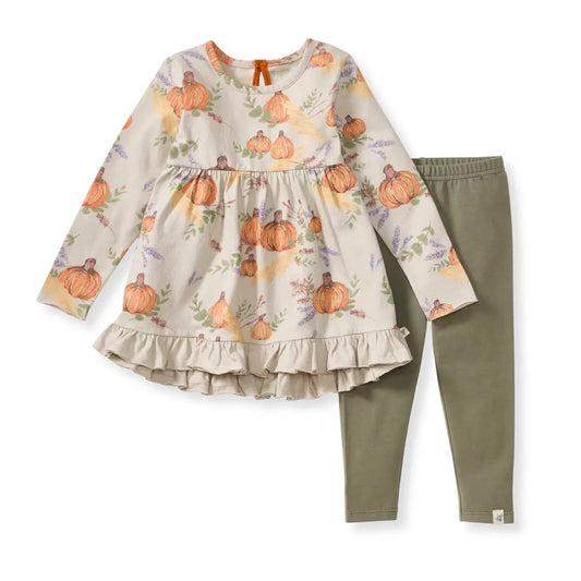 burt's bees baby girl 2 piece set