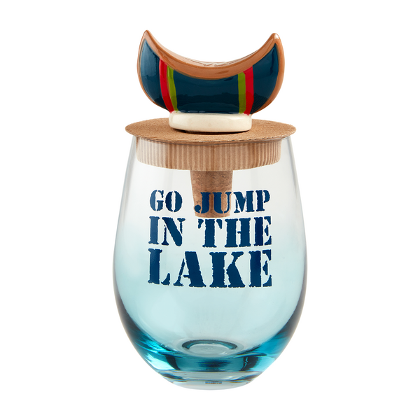 Mudpie Lake Life Wine Glass Sets