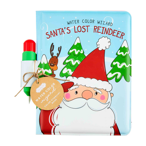 Mudpie Christmas Santa's Reindeer Color Book