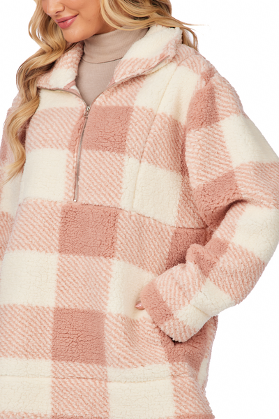 Mudpie Sherpa Fleece Landis Pullover