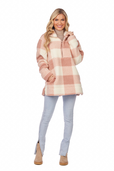 Mudpie Sherpa Fleece Landis Pullover