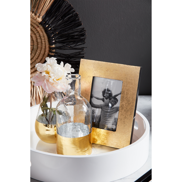 Mudpie Gold or Black Lacquer Frame