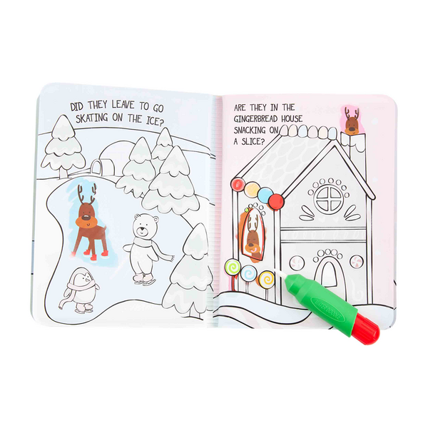 Mudpie Christmas Santa's Reindeer Color Book