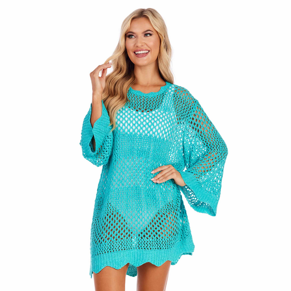 Mudpie Milton Crochet Tunic - Necessities Boutique