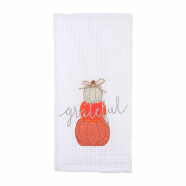 Mudpie Thanksgiving Waffle Cotton Kitchen Towels