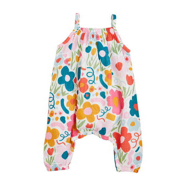 Mudpie Floral Printed Baby Longall - Necessities Boutique