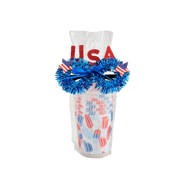 mudpie usa cup set - Necessities Boutique