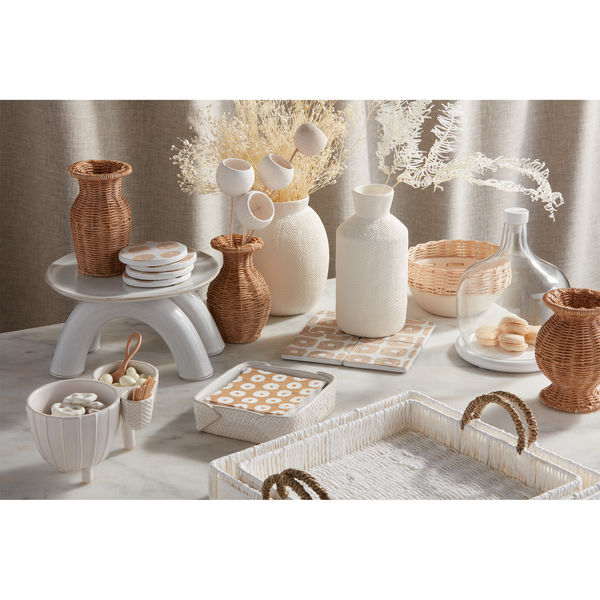 Mudpie White House Nested Woven Trays - Necessities Boutique