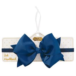 Mudpie Navy Bow Headband - Necessities Boutique