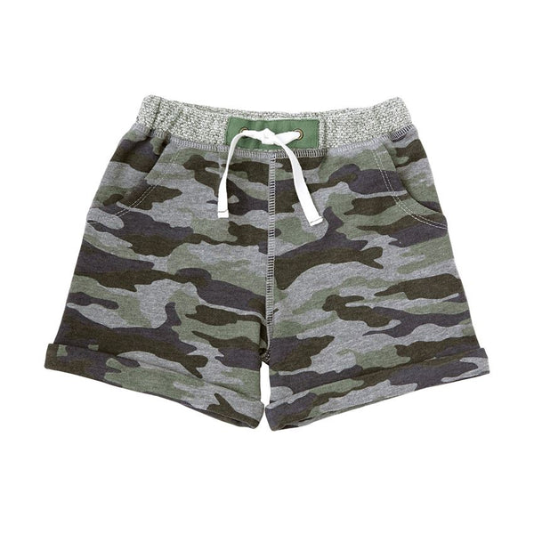 Mudpie Camo Pull-on Shorts - Necessities Boutique