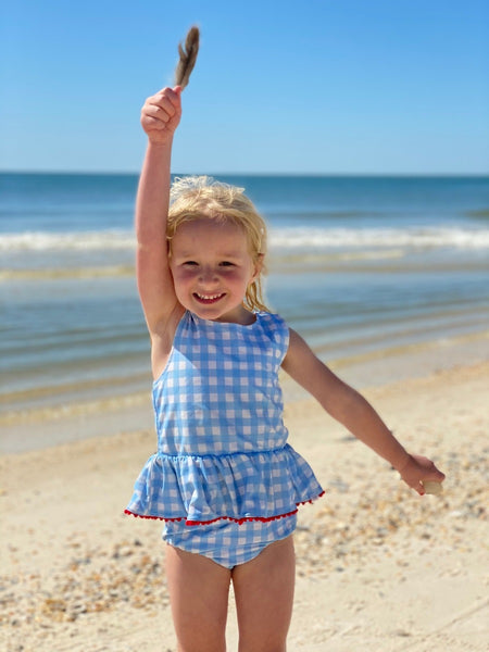 Mudpie Red, White & Blue Reversible Swimsuit - Necessities Boutique