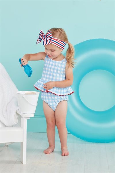 Mudpie Red, White & Blue Reversible Swimsuit - Necessities Boutique