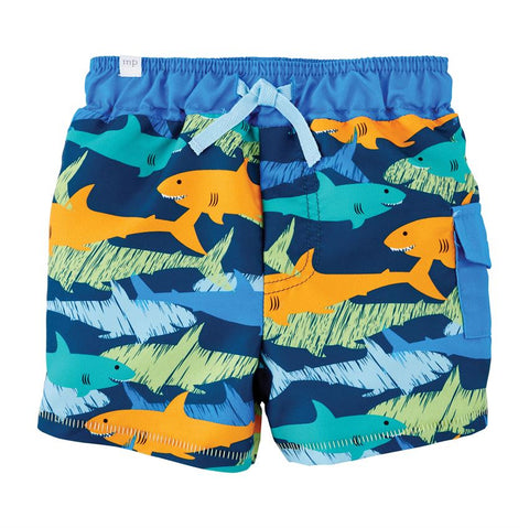 Mudpie Boy's Shark Swim Trunks - Necessities Boutique