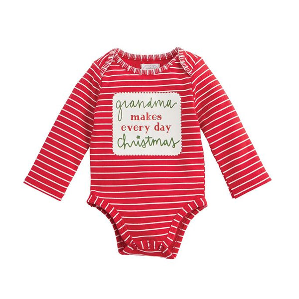 Mudpie Christmas Grandma Crawler - Necessities Boutique